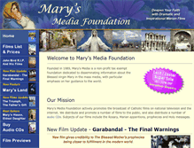 Tablet Screenshot of marysmedia.org